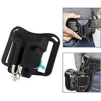 ZQ House Camera Holster Waist Belt Buckle Button Fast Loading for All Camera (Black)
