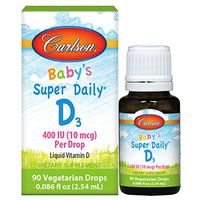 Carlson Laboratories Super Daily D3 for Baby, 0.3 Pound