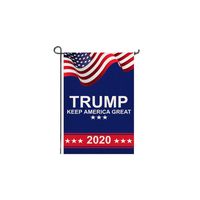pretty_jessie Donald Trump American President Garden Flag 2020 Make Keep USA US Great Again Election Patriotic Flags Outdoor Decoration Double Sided Premium Fabric 12X18 Inch (Garden Flag)