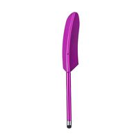 Elaco Stylus Pen, Feather Capacitive Stylus Screen Pen Compatible with iPhone Compatible with Samsung (Hot Pink)