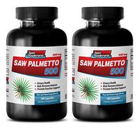 Hair Loss Vitamins Supplements - Saw Palmetto 500 - Saw Palmetto Extra Strength - 2 Bottles 200 Capsules