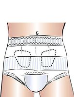 Hernia Trunk White Small (30-33)