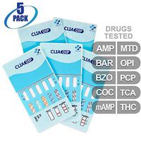 MiCare [5pk] - 10-Panel Urine Drug Test Card (AMP/BAR/BZO/COC/mAMP/MTD/OPI/PCP/TCA/THC) #MI-WDOA-1104