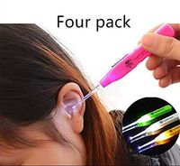 Children's Ear-Pick Spoon with Light for Children, Ear Crawling, Adult Ear-Digging, Household Luminous Baby, Ear-Pick lamp, Baby Tweezers