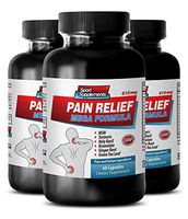 Relief Pain Joint - Pain Relief MEGA Formula - 610MG - msm Pain Relief Gel - 3 Bottle (180 Capsules)