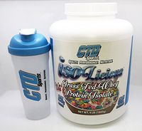 Free Shaker Cup Promo, Grassfed Whey Protein Powder. Best Tasting, Low Carb Grass Fed Protein Isolate. Isolicious 4 lb Jug Fruity Cereal Flavor