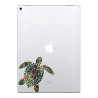 FINCIBO 5 x 5 inch Paisley-Pattern-Turtle Removable Vinyl Decal Stickers for iPad MacBook Laptop (Or Any Flat Surface)