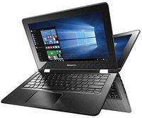 2017 Lenovo 2-in-1 Convertible 11.6" HD Touchscreen Laptop Intel Dual-Core Processor 2GB RAM 64GB SSD Intel HD Graphics 400 802.11ac WIFI Webcam HDMI Bluetooth Windows 10- Black