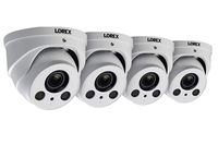 Lorex LNE8964AB 4K Ultra HD Resolution 8MP Motorized Varifocal Outdoor IP Audio 4X Optical Zoom Camera 250 Feet IR Night Vision Indoor and Outdoor 4 - White Dome Cameras