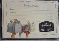 Hallmark Box 10 NEW ADDRESS Note Cards and Envelopes by Marjolein Bastin