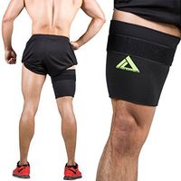 MyProSupports Thigh Compression Sleeve (Black, Medium)