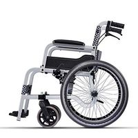 PLLP Medical Rehab Chair, Wheelchair,Ultra-Light Portable Folding Aluminum Alloy Suitable for Elderly Disabled Wheelchairs, Travel and Travel Manual Wheelchairs