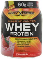 Body Fortress Super Advanced Whey Protein, Strawberry, 1.95 lb. (885 g)