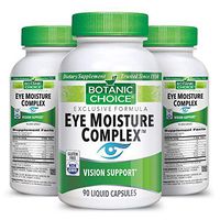 Botanic Choice Eye Moisture Complex - Adult Daily Supplement - Delivers Essential Vitamins and Beneficial Oils to Support Vision and Ocular Health 90 Liquid Capsules