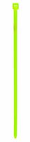 Aviditi CT444G Nylon Cable Tie, 8" Length x 0.14" Width, Fluorescent Green (Case of 1000)