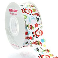 1.5" Santa and Elves Grosgrain Ribbon 25yd
