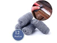 12pcs/lot Kitchen Steel Wool Degreasing Cleaning Tool Steel Ball Pot Brush Magic Cleaner