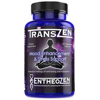 TransZen | Natural Supplement - Depression & Anxiety | Boost Your Mood & Stay Stress Free | Powerful Combination of 17 Ingredients | Increase Dopamine, Serotonin, GABA - 120 Capsules
