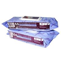 AMD-Medicom A40003 Washcloth, Pre-Moistened, Soft Pack, 10" Width, 13" Length (Pack of 600)