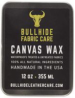 Canvas Wax 12 oz - Natural Canvas Wax for Heavy Fabric Items - Made in USA