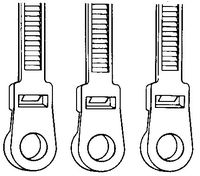 Monti & Associates, Inc. Div. of MA-Line MA031932 7-1/2" Screwdown Nylon Wire Ties