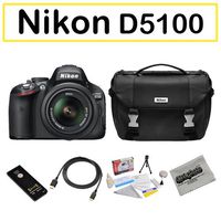 Shooter Package Featuring The Nikon D5100 Digital Camera, Opteka RC-2 IR Remote and More