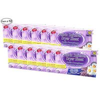 Fabric Softener Dryer Sheet- Lavender Chamomile (40 Sheets) (Pack of 12) By Pure Kleen