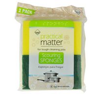 Practical Matter, Scouring Sponges- 2 Ea (2 Pack)