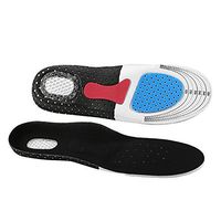 Arch Support Insole EVA Insert Shock-absorptation Breathable Orthotics Sport Shoes Pad Men Women Full Length Adjustable for Plantar Fasciitis, Running,Heel Spurs & Foot Pain(225-250mm(35-40))