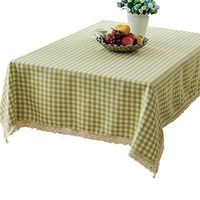 R.LANG Spillproof Table Runner 14 x 52-inch Kitchen Table Runner for Dinner Parties Light Green