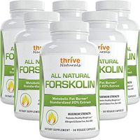 Thrive Naturals Forskolin Advanced Maximum Strength - Promotes Healthy Weight Loss - Metabolic Fat Burner (6)