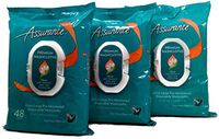 Assurance Premium Pre-moistened Disposable Washcloths, Extra Large, 48ct, Multipack of 3 (144 Wipes Total)