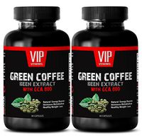 Graviola Extract - Green Coffee Bean Extract with GCA 800 - Metabolism Booster (2 Bottles - 120 Capsules)