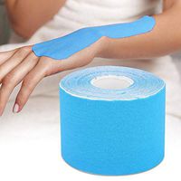 Zer one Kinesiology Tape for Athletes Sports, Water Resistant, Therapeutic Sports Tape for Injury and Performance, Ideal for Knee, Shoulder, Elbow, Ankle, Back, Neck Pain(Blue)