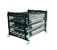 Portable Oyxgen Tank Cylinder stacker, DOT Compliant -42 M6 Size Cylinders