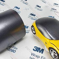 3M 1080 Satin Dark Gray | S261 | Vinyl CAR WRAP Film (5ft x 15ft (75 Sq/ft)) w/Free-Style-It Pro-Wrapping Glove