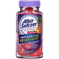 Alka-Seltzer Heartburn Plus Gas Relief Chews, Tropical Punch, 32 Count