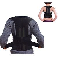 Adjustable Posture Corrector, Back Shoulder Lumbar Waist Supporting Belt, Medical Device to Improve Bad Posture, Back Pain Relief for Men and Women (L)