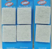 Chlorox Dish Sponge Refill, 3 pks of 2