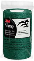 3M Pet Care 1410HG 4" x 5 yd Vetrap Bandaging Tape, Hunter Green