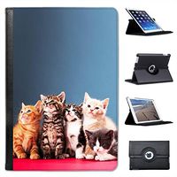 Kittens Cat for Apple iPad Mini, iPad Mini 2, iPad Mini Retina, iPad Mini 3 Faux Leather Folio Presenter Case Cover Bag with Stand Capability