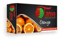 Tanya Herbal 100% Nicotine and Tobacco Free Shisha Hookah Flavors 250G Bag (Orange)