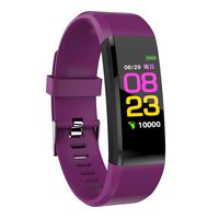 Smart Watch Touch Screen Sport Smart Wrist Watch Bluetooth Smartwatch Fitness Tracker Camera Pedometer for Android iPhone for Kids Women Men Purple