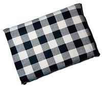 Caylee's Creations Microwavable Corn Filled Heating Pad and Cold Pack/Washable 100% Cotton Cover (7.5"Wx11"L, Lumberjack White)