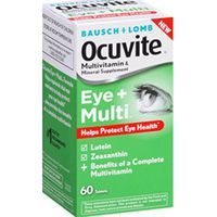 Bausch & Lomb Ocuvite Multi for Eyes, Tablets 60 ea (Pack of 2)