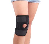 Knee Support, Open-Patella Brace for Arthritis, Joint Pain Relief, Knee Support Hinged Pad Men&Women Large Small with Adjustable Strapping & Breathable Neoprene (Universal Size)