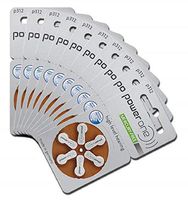 Power One Size 312 Mercury Free Hearing Aid Batteries (3 Pack (60 Batteries))