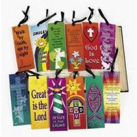 Fun Express - Mega Religious Bookmark Assortment - Stationery - Bookmarks - Bookmarks - 144 Pieces
