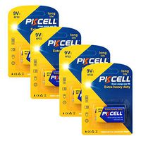 9V Batteries Model 6F22 Count Pcs (4)