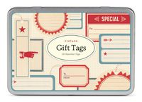 Cavallini Papers 36 Assorted Vintage Gift Tags